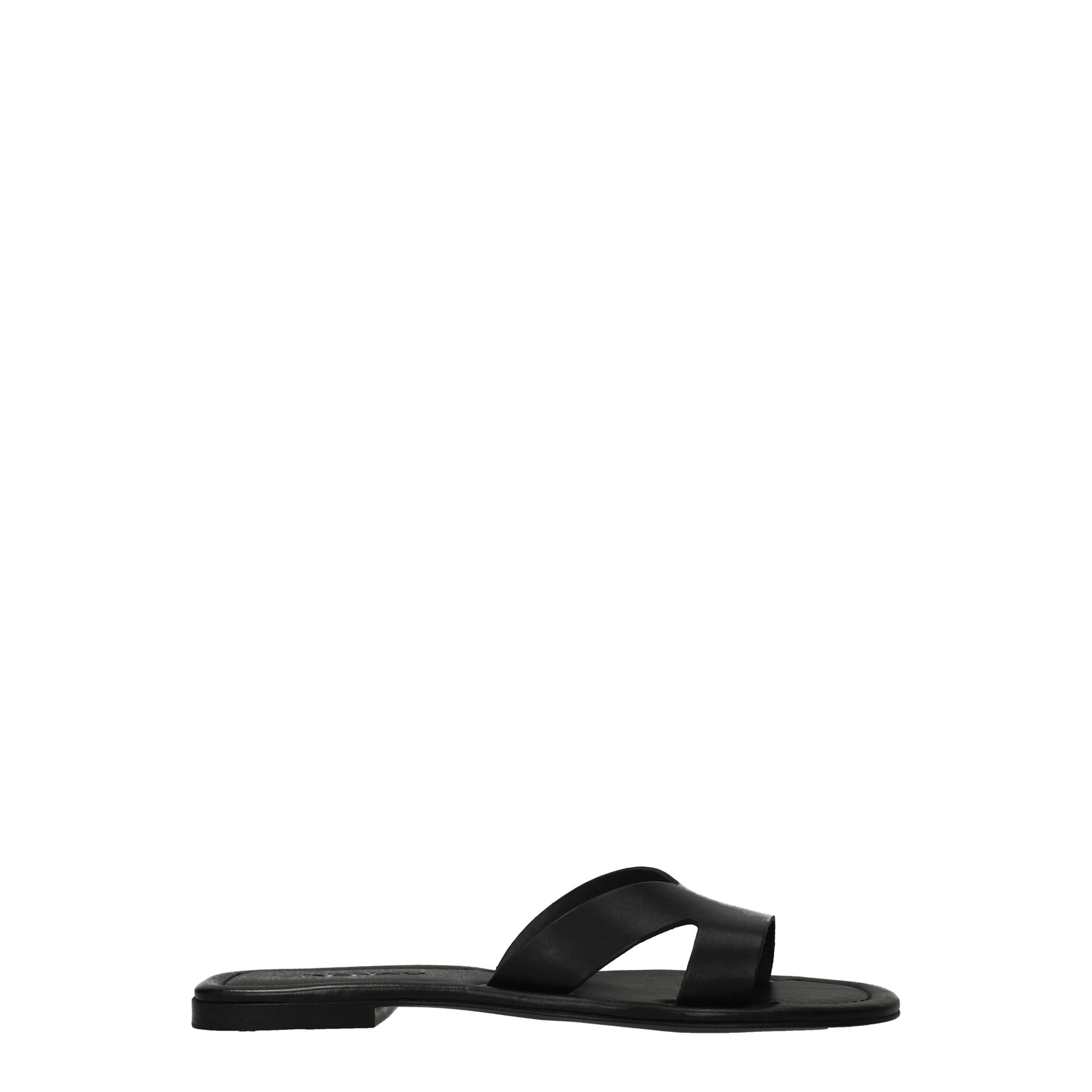 Kenzo Black Leather Slipper